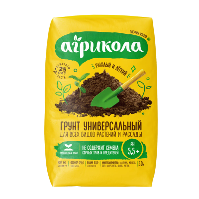 Грунт Агрикола для рассады 50л в интернет гипермаркете «Планета Лета». Фото