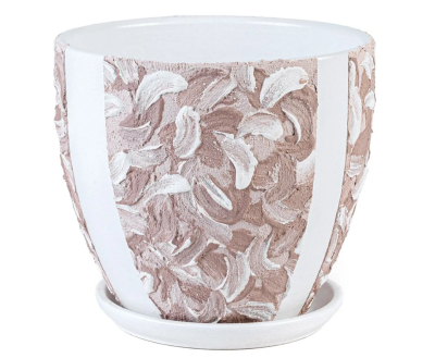 Горшок Дюспо кофе высокий овал d18, h16см, 2,5л в интернет гипермаркете «Планета Лета». Фото