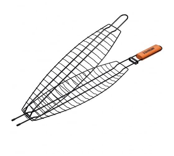 Решетка-гриль BOYSCOUT для рыбы 65x42x15x3,5 cм антипригарная 61309 в интернет гипермаркете «Планета Лета». Фото