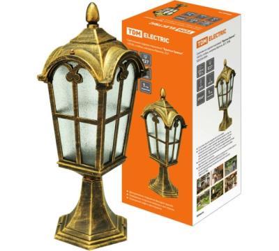 Светильник садово-парковый "Братья Гримм" 100 Вт, стойка, шагрень/бронза, Е27, TDM в интернет гипермаркете «Планета Лета». Фото