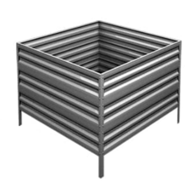 Компостер оцинк 600 л 100 x 100 см h=60 см в интернет гипермаркете «Планета Лета». Фото