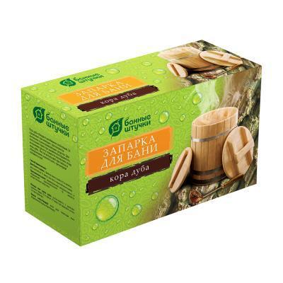 Запарка для бани "Кора дуба" фильтр-пакеты 20 шт БШ 30018 в интернет гипермаркете «Планета Лета». Фото