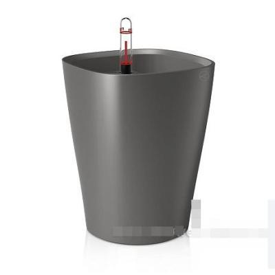 Кашпо   Lechuza Deltini Complete (charcoal metallic), 15xH19см в интернет гипермаркете «Планета Лета». Фото