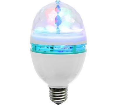 Лампа VEGAS "Диско" 3 разноцветных LED лампы цоколь Е27 220v /48/12 в интернет гипермаркете «Планета Лета». Фото