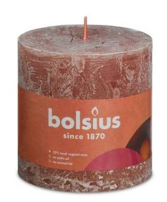 Свеча Болсус Рустик 100*100 SHINE коричневая замша в интернет гипермаркете «Планета Лета». Фото
