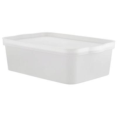 Ящик для хранения Keeplex Trendy 14 л 45,2х29,8х14 см матовый кристалл в интернет гипермаркете «Планета Лета». Фото