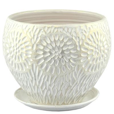 Горшок Астра классик бел/жемч.d15 в интернет гипермаркете «Планета Лета». Фото