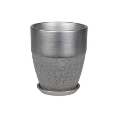 Горшок Металлик/Сланец готика борт d18, h19см, 3,4л в интернет гипермаркете «Планета Лета». Фото
