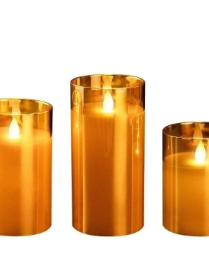Свеча набор из 3-х шт 231529 в интернет гипермаркете «Планета Лета». Фото