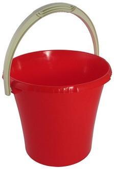 Ведро "Либерти" 10л красное С604КРА в интернет гипермаркете «Планета Лета». Фото