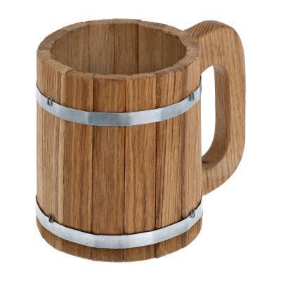 Кружка бондарная 0,5 л дуб БШ 33373 в интернет гипермаркете «Планета Лета». Фото