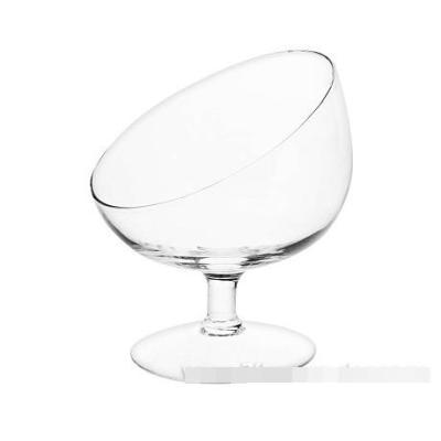 Ваза "Бренди Анабель" с косым срезом (стекло) D11.5xH17см в интернет гипермаркете «Планета Лета». Фото