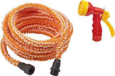 Шланг GRINDA удлиняющийся PROLine PS-22  распылитель пистолетный, адаптеры 7.5-22.5 м 428496-22 в интернет гипермаркете «Планета Лета». Фото