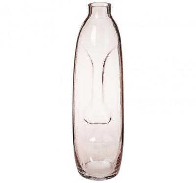 Ваза "Faces" (стекло), D14xH31 см в интернет гипермаркете «Планета Лета». Фото