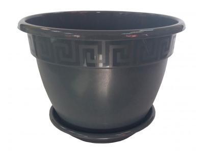Горшок Антик антрацит d22 3,6л 5PL0019 в интернет гипермаркете «Планета Лета». Фото