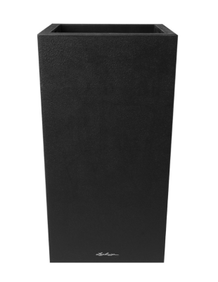 Кашпо Lechuza "Canto Complete graphite black" (пластик), 30x30xH56 см в интернет гипермаркете «Планета Лета». Фото