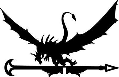 Флюгер Дракон 4МП 22-453 в интернет гипермаркете «Планета Лета». Фото