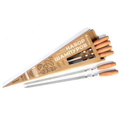 Набор шампуров НШ-6 в интернет гипермаркете «Планета Лета». Фото