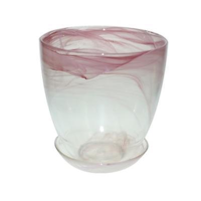 Горшок Шифон №2 с п/д d13см розовый в интернет гипермаркете «Планета Лета». Фото