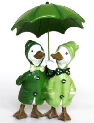 Фигура Уточки две под зонтиком 15*17*30см FS-53083 в интернет гипермаркете «Планета Лета». Фото