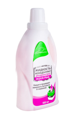 Биосостав д/биотуалетов для верхнего бачка 'Greenmaster Pink' 950 мл в интернет гипермаркете «Планета Лета». Фото