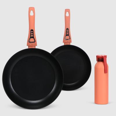 НАБОР ИЗ 2Х СКОВОРОД 24Х28СМ LOVE КОРАЛ в интернет гипермаркете «Планета Лета». Фото