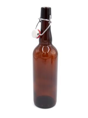 Бутылка 0,75 л Bordo classic LM Кюве с бугельным замком коричневая (12) в интернет гипермаркете «Планета Лета». Фото