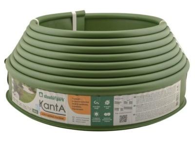 Лента бордюрная "Канта" 10 м оливковая 82552 в интернет гипермаркете «Планета Лета». Фото