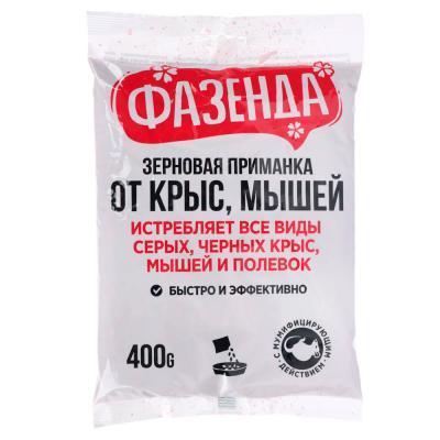 Зерновая приманка от крыс и мышей 400 г в интернет гипермаркете «Планета Лета». Фото