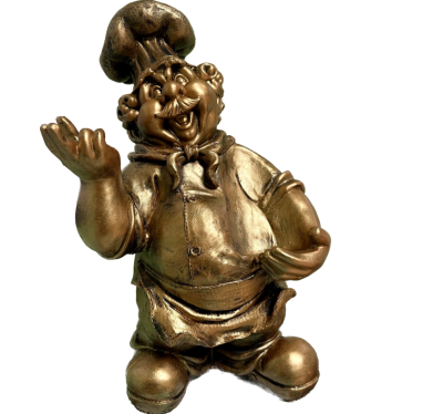 Фигура Повар(подставка под бутылку) Н-48 см в интернет гипермаркете «Планета Лета». Фото