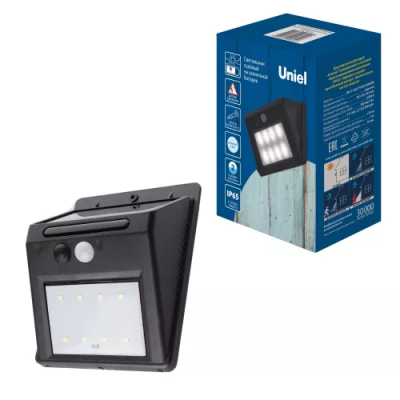 Садовый светильник на солнечной батарее, с датчиком движения. Белый свет. 1*АА Li-Io аккумулятор в/к в интернет гипермаркете «Планета Лета». Фото