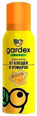 Аэрозоль Gardex Baby от клещей и комаров на одежду 100 мл в интернет гипермаркете «Планета Лета». Фото