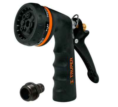 Распылитель садовый Truper прорезиненная ручка 8 режимов работы 18477/1 в интернет гипермаркете «Планета Лета». Фото