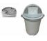 Бак с крышкой-клавишей на колесах серый 105л ЦБ-00000896 в интернет гипермаркете «Планета Лета». Фото