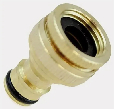 Переходник 1/2х3/4 на трубу внутр. резьба латунь под коннектор 'Урожайная сотка Эксперт' (YM5812С) в интернет гипермаркете «Планета Лета». Фото