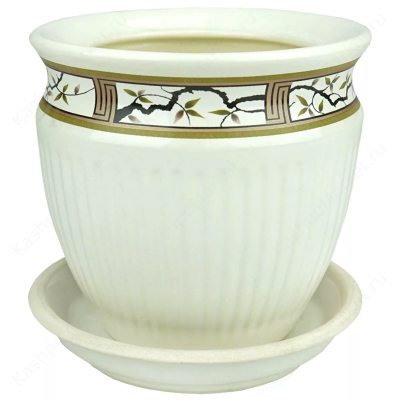 Горшок Антика бел.сакура, 1л в интернет гипермаркете «Планета Лета». Фото