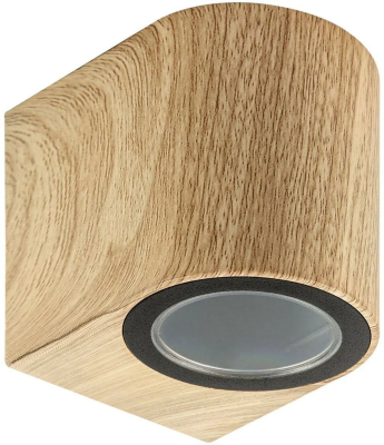 Садовый светильник, под лампу GU10,  накладной, сосна, UUL-P51A 6W/GU10 IP65 PINE в интернет гипермаркете «Планета Лета». Фото